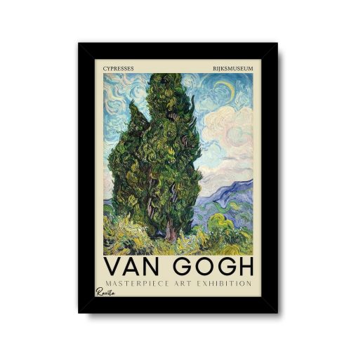 تابلو تکی راویتا طرح نقاشی سبک ون گوک – van gogh کد 3830