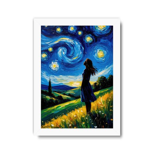تابلو تکی راویتا طرح نقاشی سبک ون گوک – van gogh کد 3841