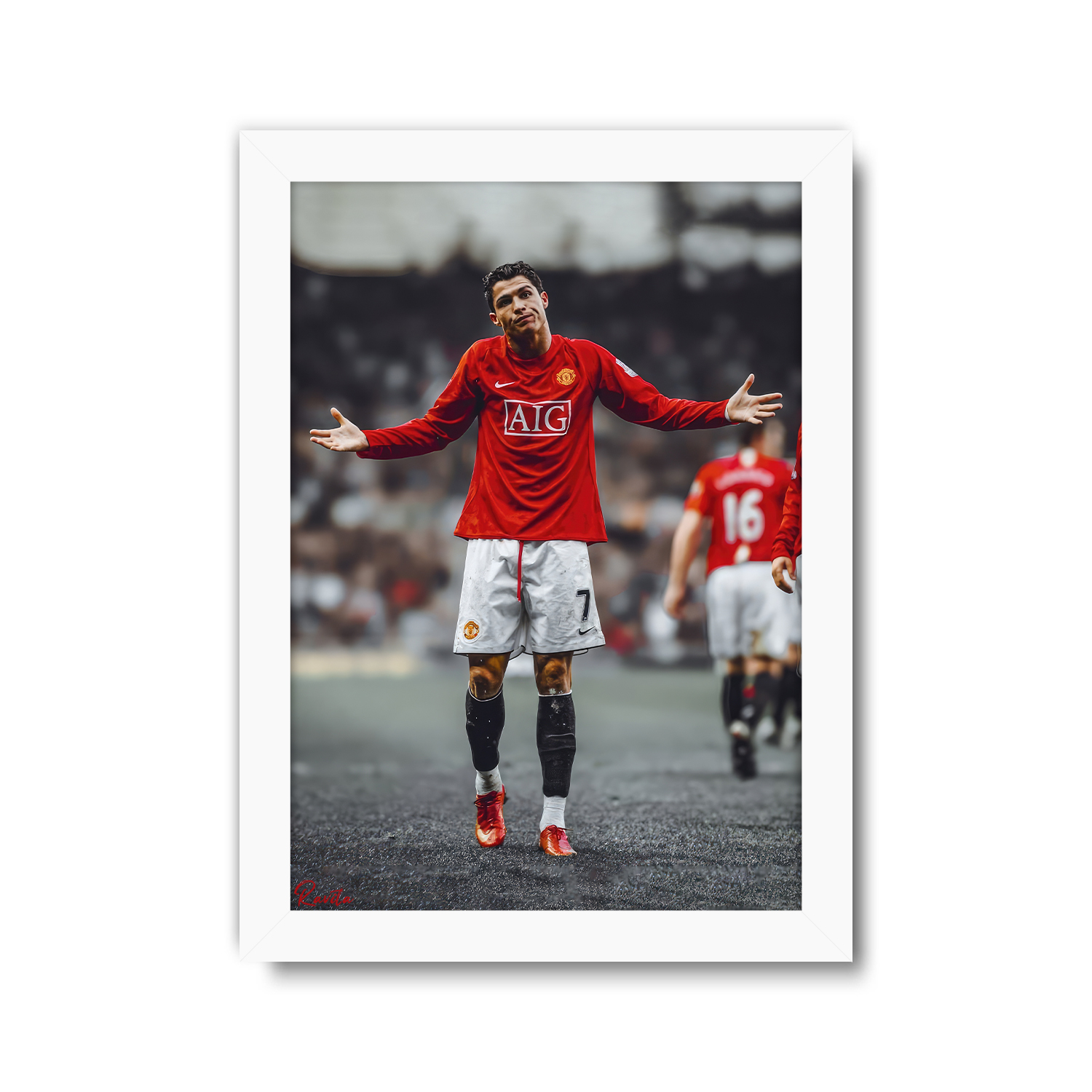 تابلو تکی راویتا طرح رونالدو - Ronaldo کد 3753 تابلو تکی راویتا طرح رونالدو - Ronaldo کد 3753