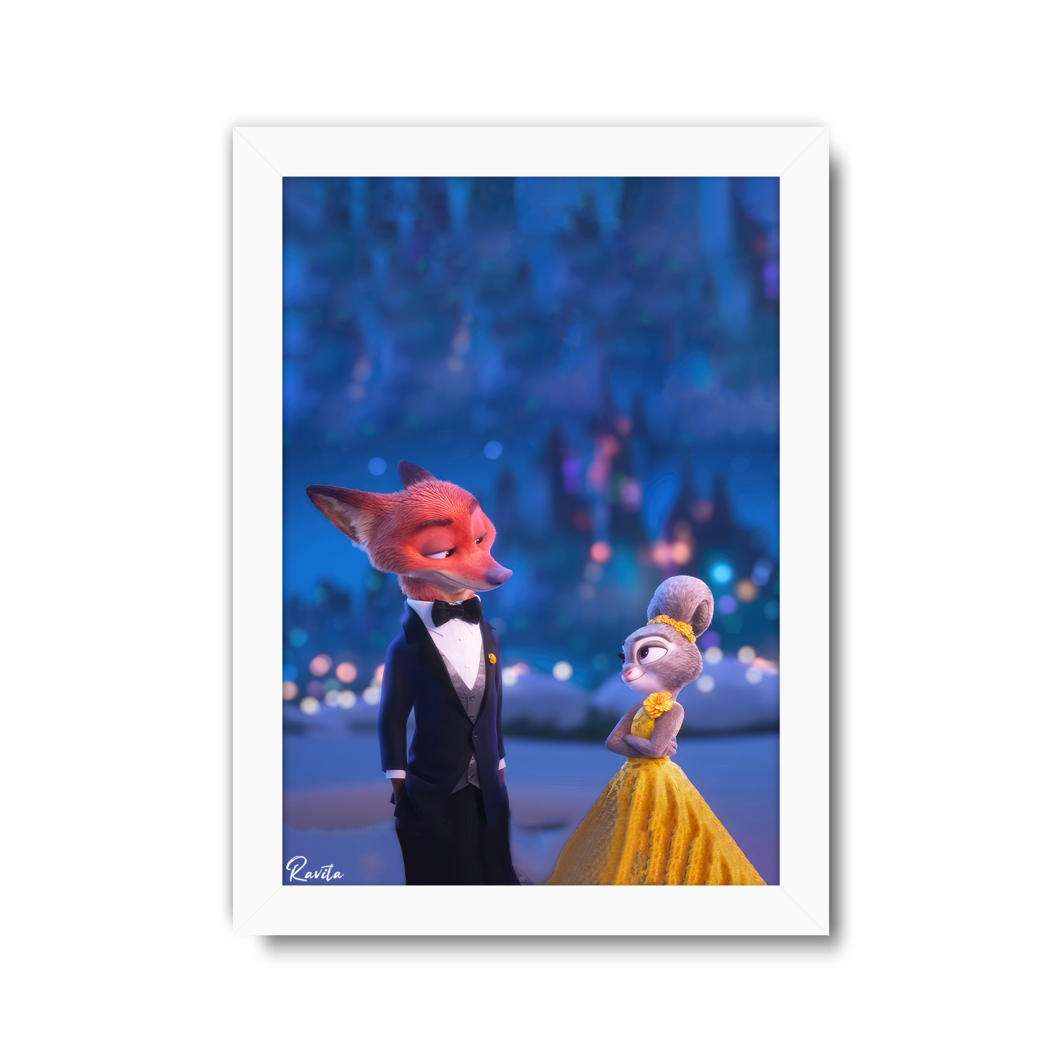 تابلو تکی راویتا طرح زوتوپیا - Zootopia کد 3754 تابلو تکی راویتا طرح زوتوپیا - Zootopia کد 3754