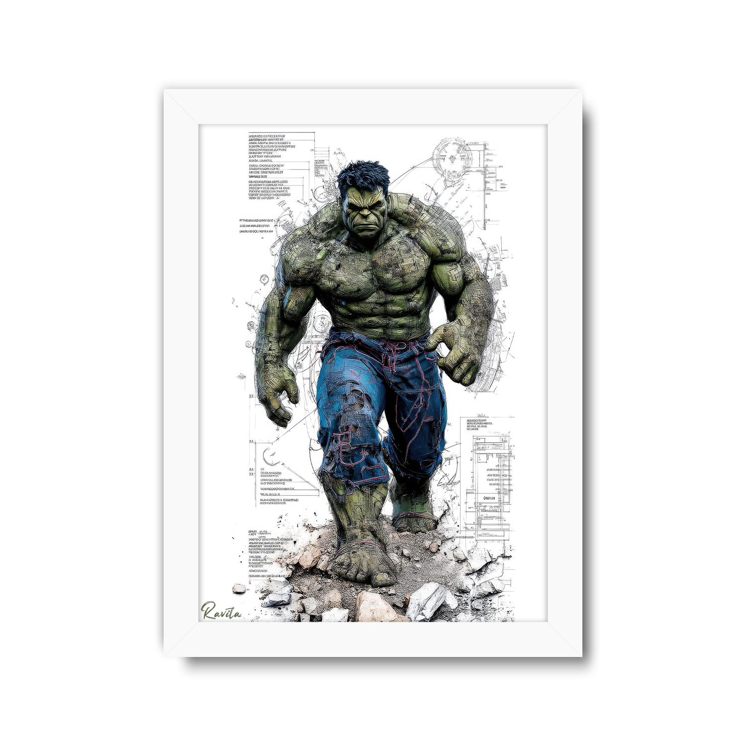 تابلو تکی راویتا طرح مارول - Marvel کد 3755 تابلو تکی راویتا طرح مارول - Marvel کد 3755