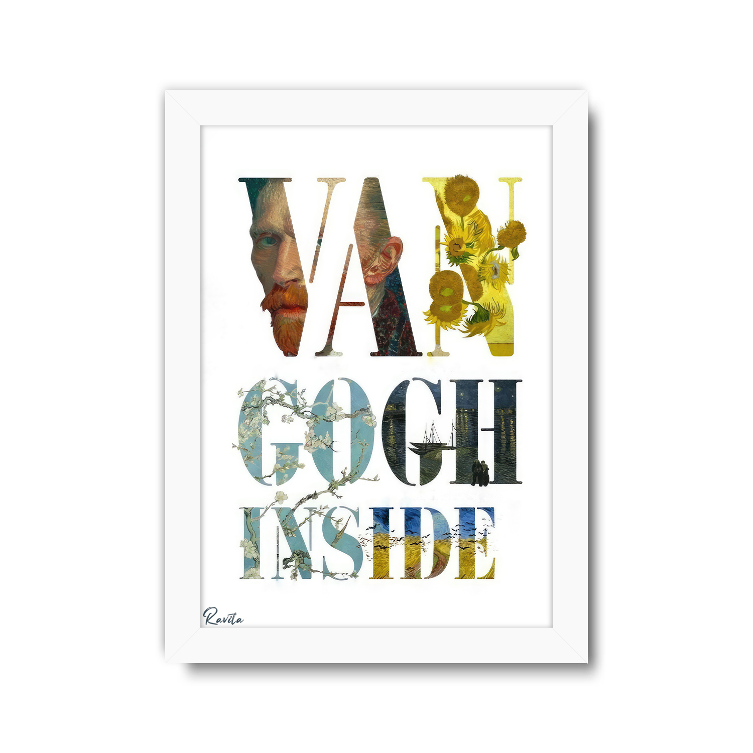 تابلو تکی راویتا طرح نقاشی سبک ون گوک – van gogh کد 3831 تابلو تکی راویتا طرح نقاشی سبک ون گوک – van gogh کد 3831