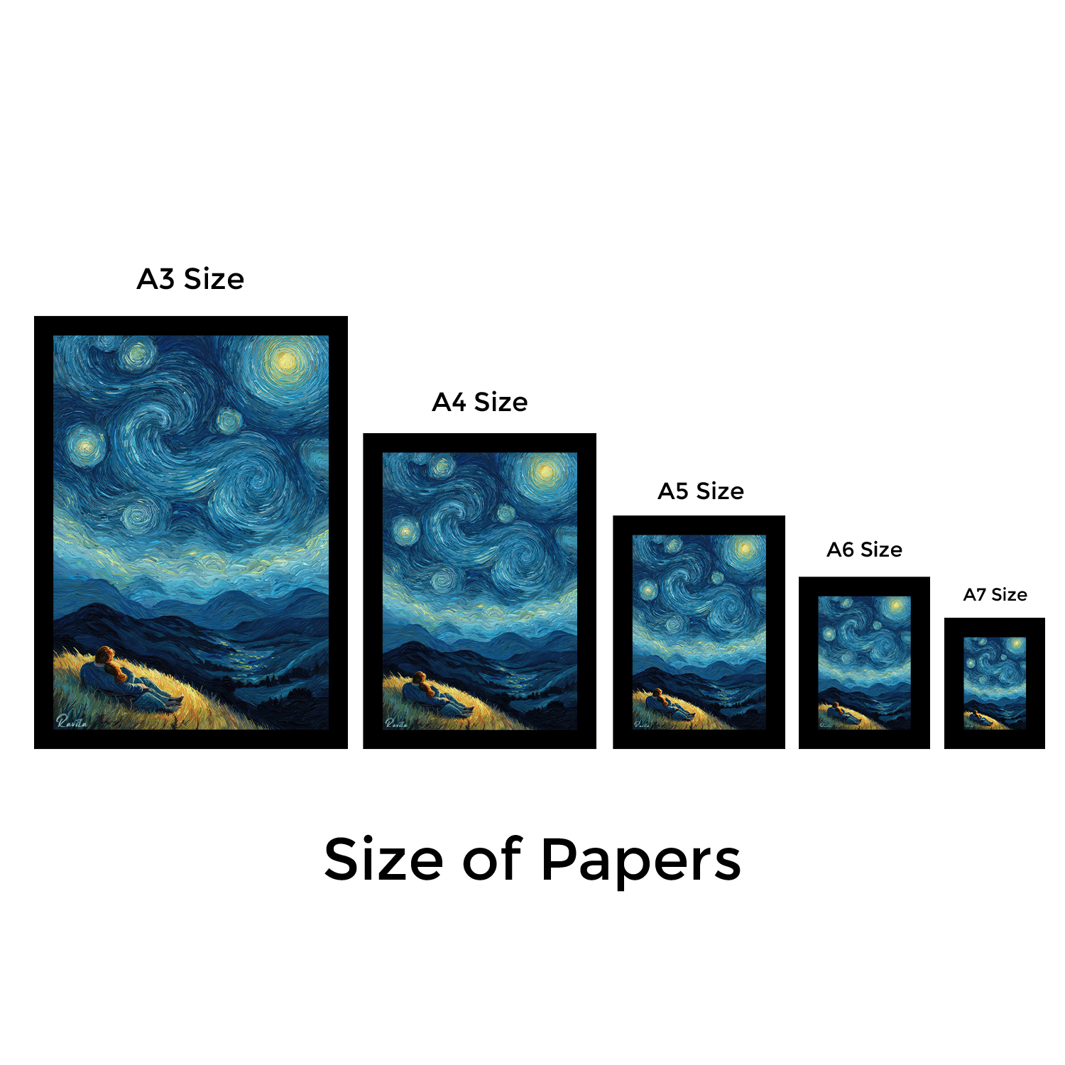 تابلو تکی راویتا طرح عاشقانه ونگوک - Van Gogh Love کد 3813 تابلو تکی راویتا طرح عاشقانه ونگوک - Van Gogh Love کد 3813
