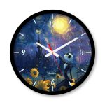 ساعت دیواری بزرگ راویتا طرح گربه به سبک ون گوک - Van Gogh کد 3836 ساعت دیواری بزرگ راویتا طرح گربه به سبک ون گوک - Van Gogh کد 3836