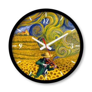 ساعت رومیزی دیواری راویتا طرح مزرعه آفتابگردان به سبک ون گوک - Van Gogh کد 3839 ساعت رومیزی دیواری راویتا طرح مزرعه آفتابگردان به سبک ون گوک - Van Gogh کد 3839