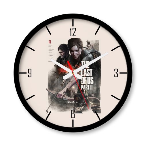 ساعت دیواری بزرگ راویتا طرح لست اف اس 2 - Last Of us کد 3729