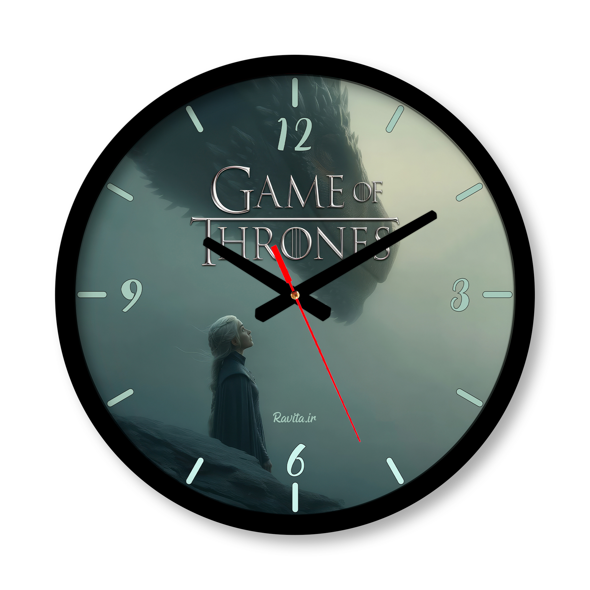 ساعت دیواری بزرگ راویتا طرح بازی تخت و جمشید - Game of Thrones کد 3770 ساعت دیواری بزرگ راویتا طرح بازی تخت و جمشید - Game of Thrones کد 3770