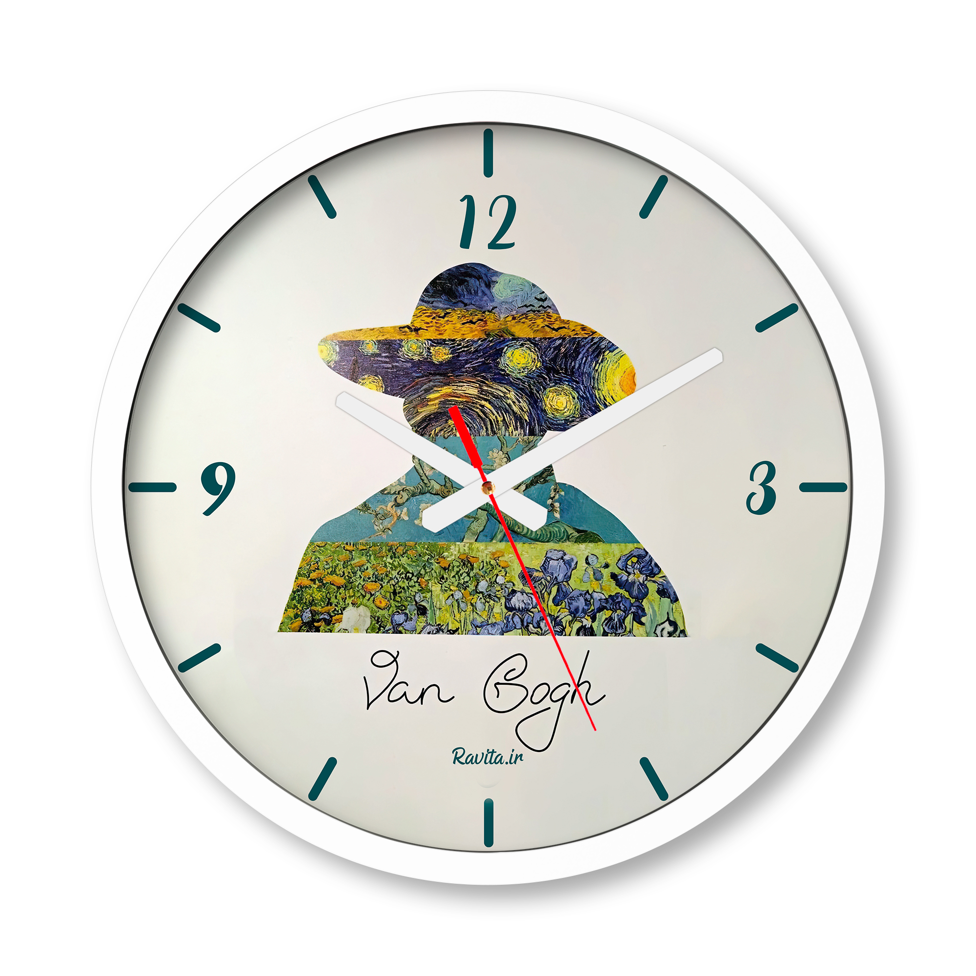 ساعت دیواری بزرگ راویتا طرح نقاشی سبک ون گوک – Van Gogh کد 3747 ساعت دیواری بزرگ راویتا طرح نقاشی سبک ون گوک – Van Gogh کد 3747