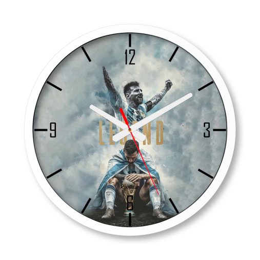 ساعت دیواری بزرگ راویتا طرح مسی - Messi کد 3748