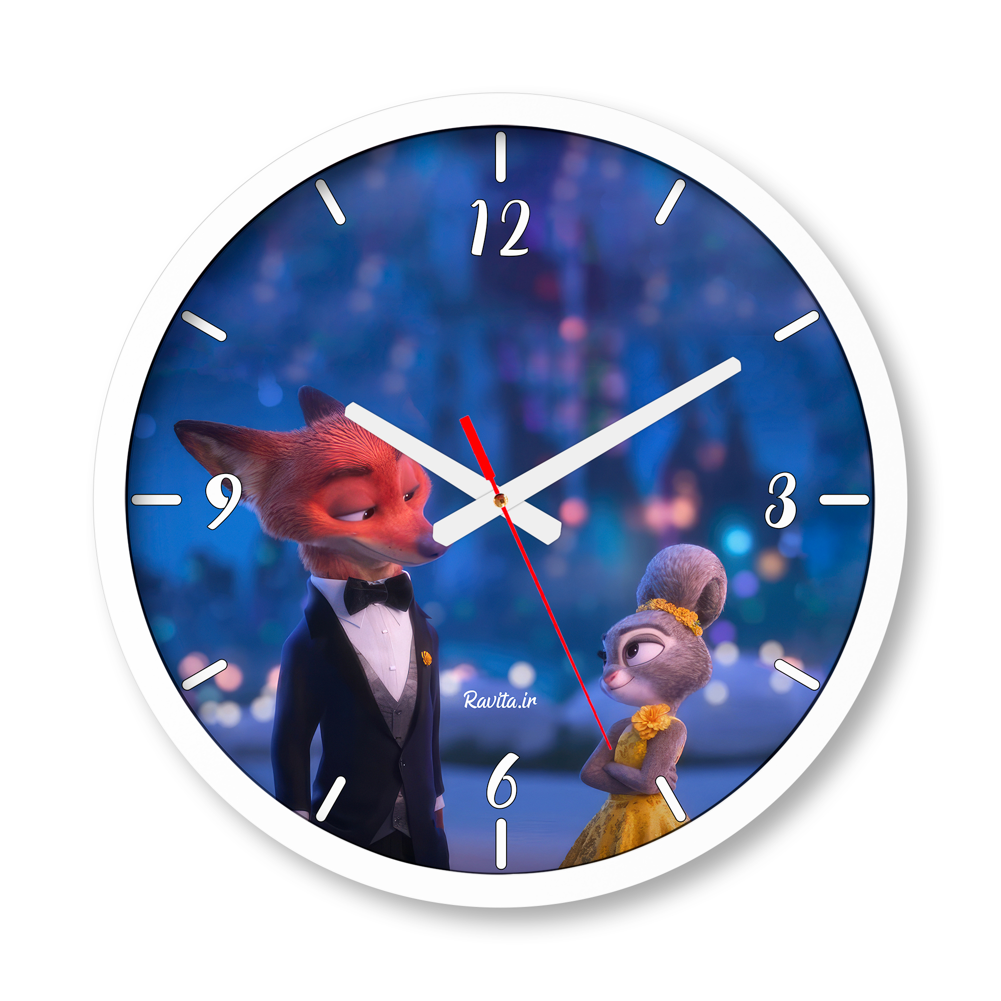 ساعت دیواری بزرگ راویتا طرح زوتوپیا - Zootopia کد 3754 ساعت دیواری بزرگ راویتا طرح زوتوپیا - Zootopia کد 3754