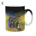 ماگ حرارتی راویتا طرح مزرعه آفتابگردان به سبک ون گوک - Van Gogh کد 3839