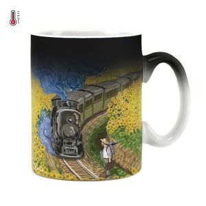 ساعت دیواری بزرگ راویتا طرح نقاشی سبک ون گوک – van gogh کد 3840