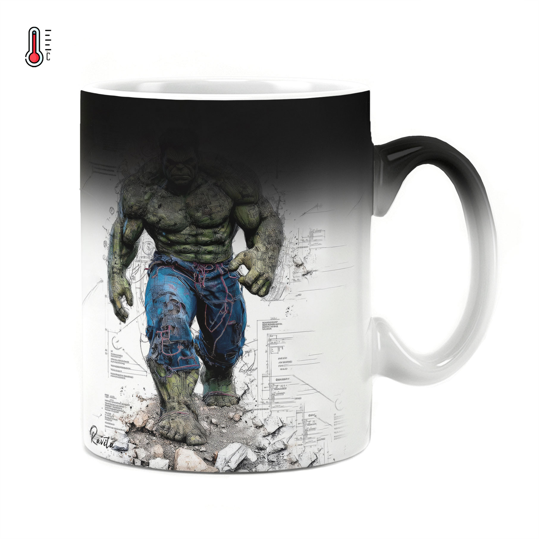 ماگ حرارتی راویتا طرح مارول - Marvel کد 3755 ماگ حرارتی راویتا طرح مارول - Marvel کد 3755