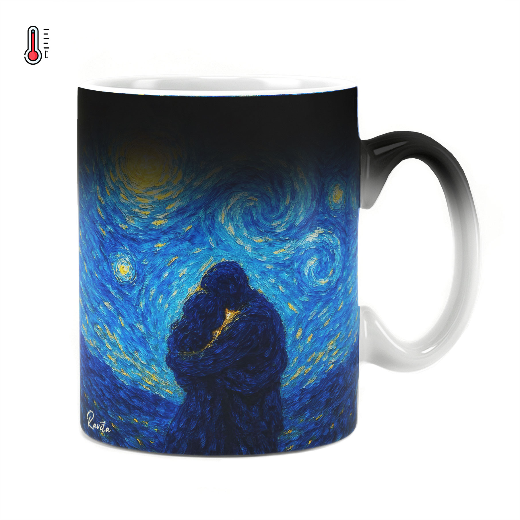 ماگ حرارتی راویتا طرح عاشقانه ونگوک - Van Gogh Love کد 3814 ماگ حرارتی راویتا طرح عاشقانه ونگوک - Van Gogh Love کد 3814