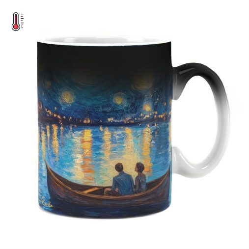 ماگ حرارتی راویتا طرح عاشقانه ونگوک - Van Gogh Love کد 3820