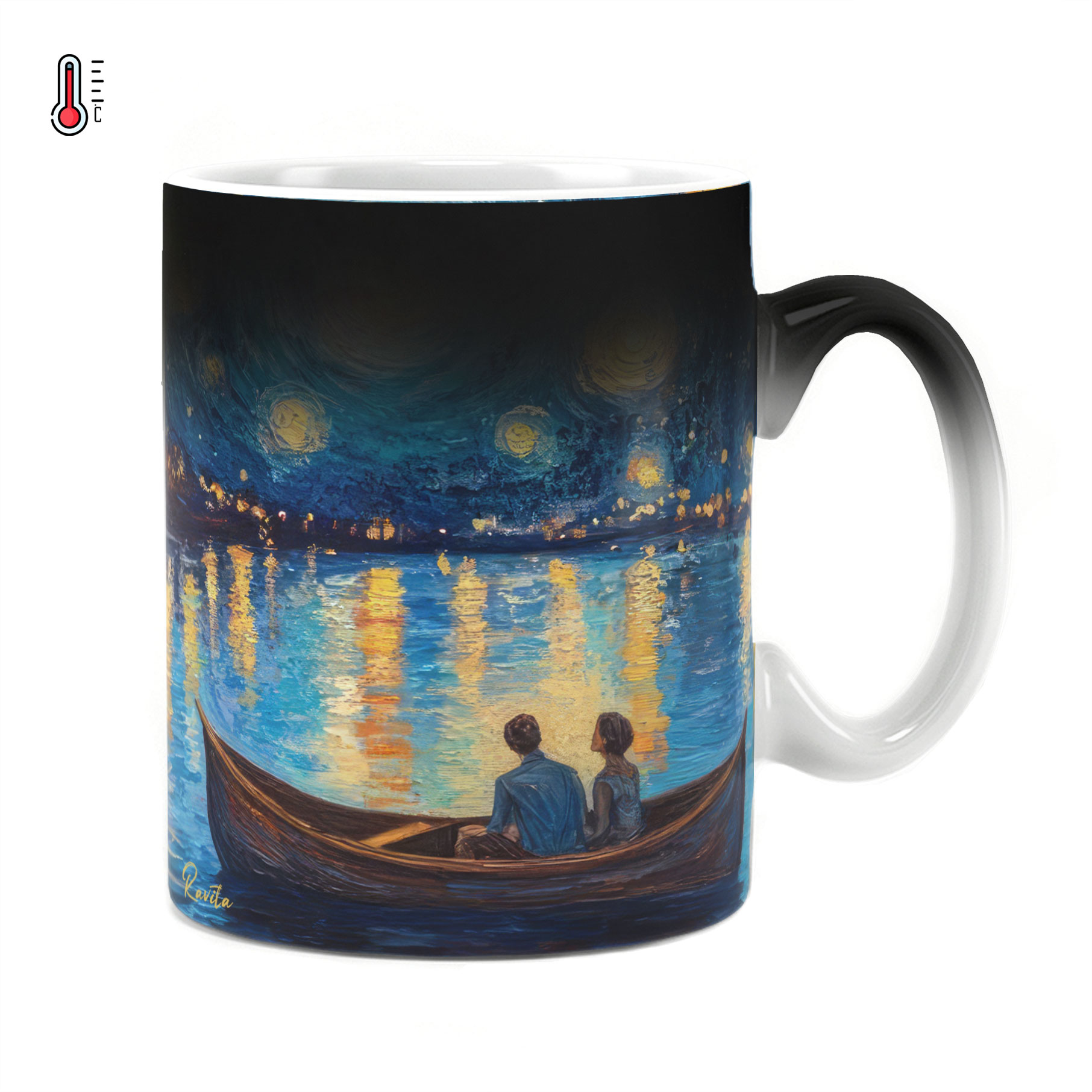 ماگ حرارتی راویتا طرح عاشقانه ونگوک - Van Gogh Love کد 3820 ماگ حرارتی راویتا طرح عاشقانه ونگوک - Van Gogh Love کد 3820