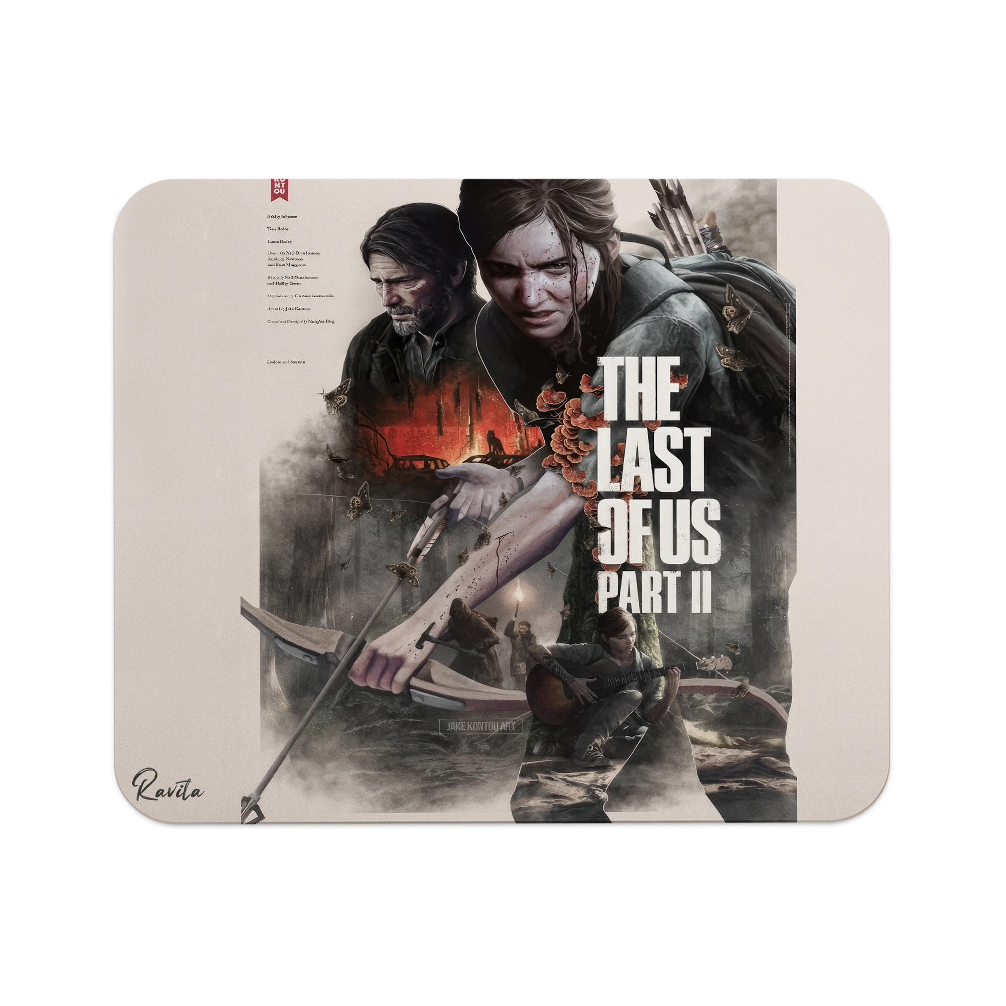 پدماوس راویتا طرح لست اف اس 2 - Last Of us کد 3729 پدماوس راویتا طرح لست اف اس 2 - Last Of us کد 3729