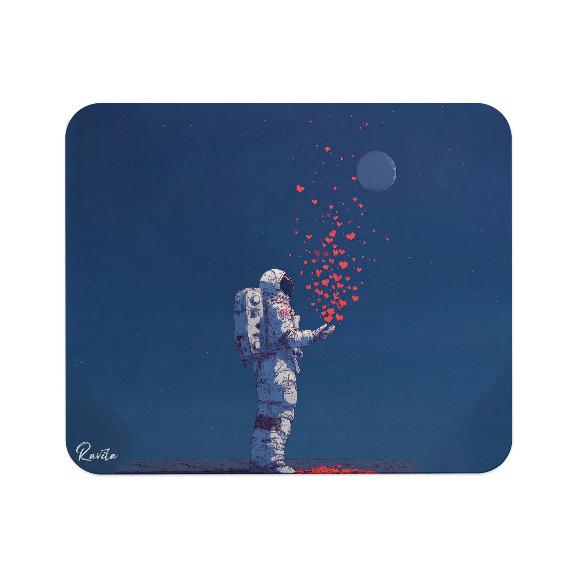 پدماوس راویتا طرح فضانورد عاشق - astronaut in love کد 3771 پدماوس راویتا طرح فضانورد عاشق - astronaut in love کد 3771