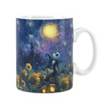 ماگ راویتا طرح گربه به سبک ون گوک - Van Gogh کد 3836