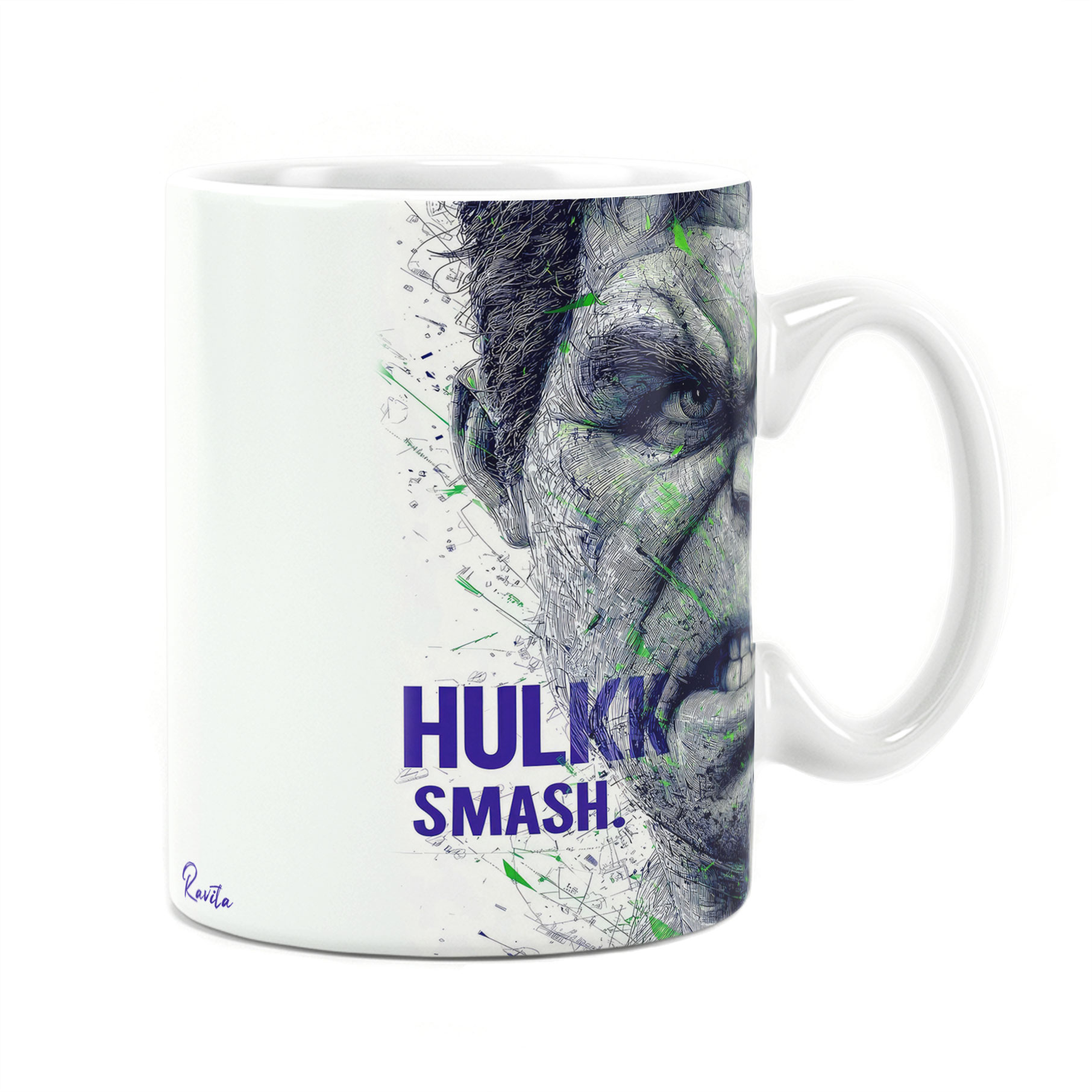 ماگ راویتا طرح هالک - Hulk کد 3756 ماگ راویتا طرح هالک - Hulk کد 3756