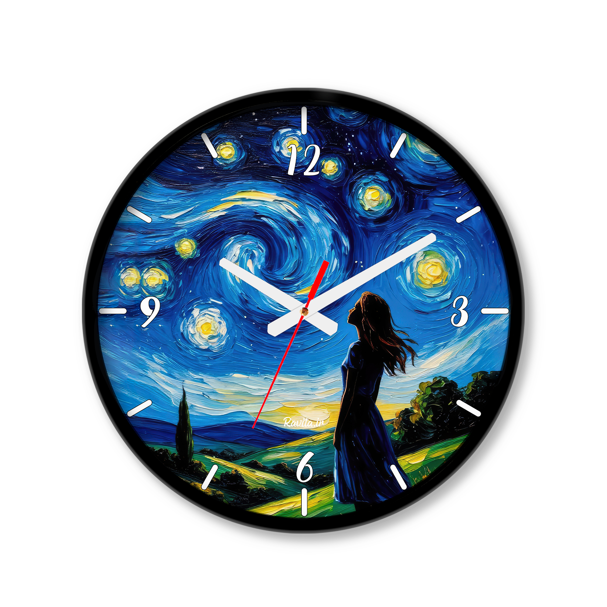 ساعت رومیزی دیواری راویتا طرح نقاشی سبک ون گوک – van gogh کد 3841 ساعت رومیزی دیواری راویتا طرح نقاشی سبک ون گوک – van gogh کد 3841