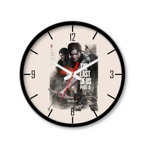 ساعت دیواری بزرگ راویتا طرح لست اف اس 2 - Last Of us کد 3729 ساعت دیواری بزرگ راویتا طرح لست اف اس 2 - Last Of us کد 3729