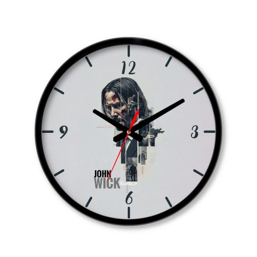 ساعت دیواری رومیزی دیواری راویتا طرح جان ویک - John wick کد 3741