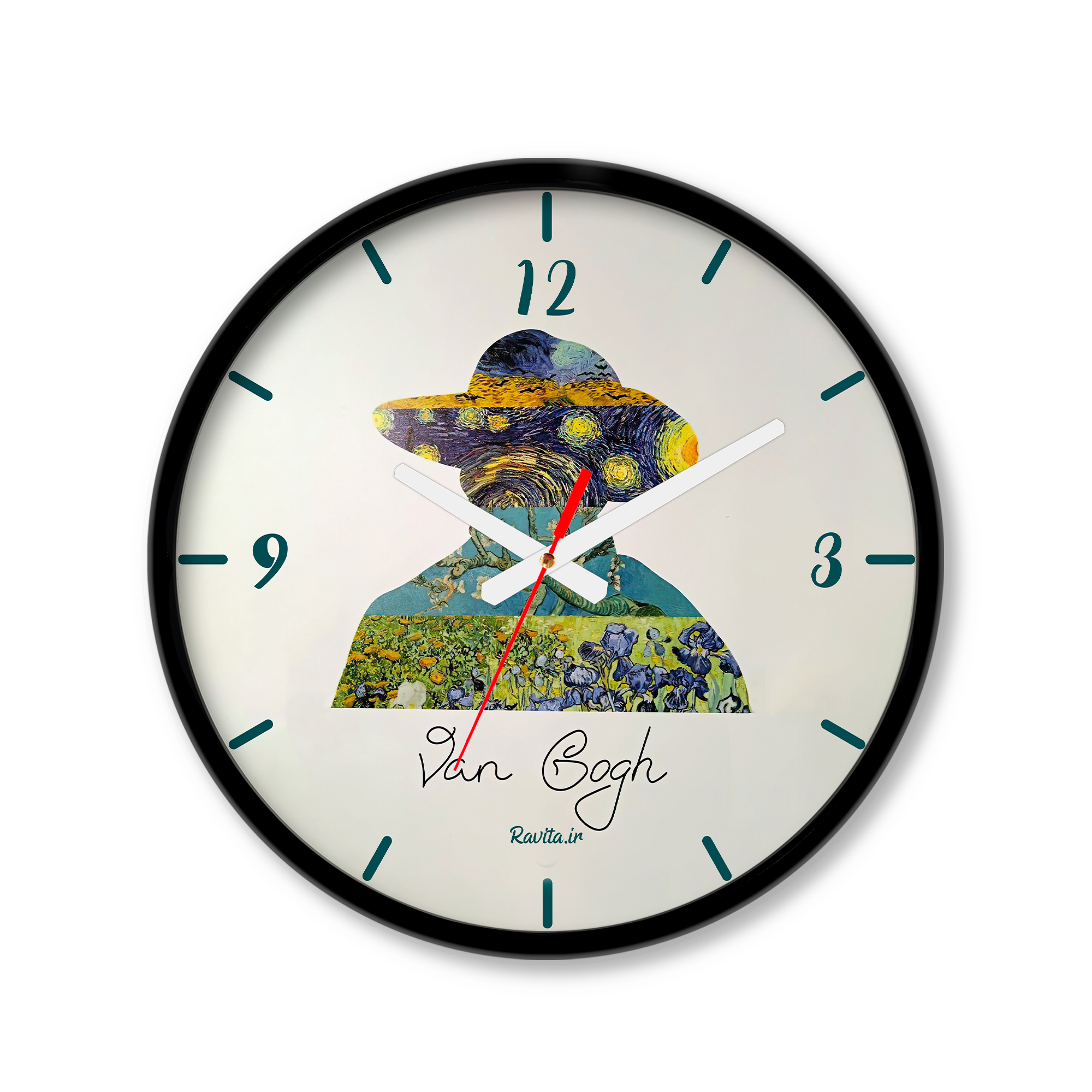 ساعت رومیزی دیواری راویتا طرح نقاشی سبک ون گوک – Van Gogh کد 3747 ساعت رومیزی دیواری راویتا طرح نقاشی سبک ون گوک – Van Gogh کد 3747