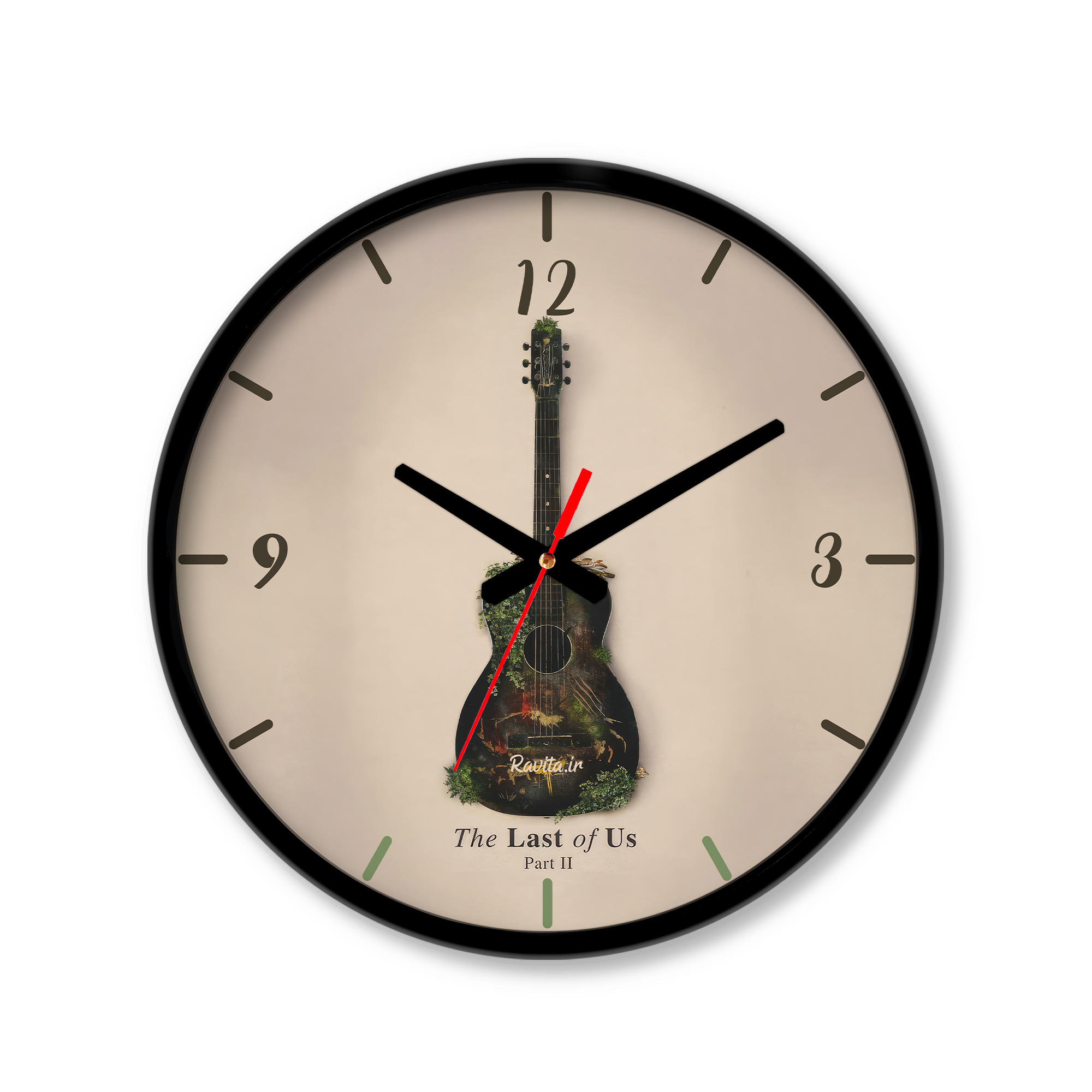 ساعت رومیزی دیواری راویتا طرح گیتار - guitar کد 3763 ساعت رومیزی دیواری راویتا طرح گیتار - guitar کد 3763