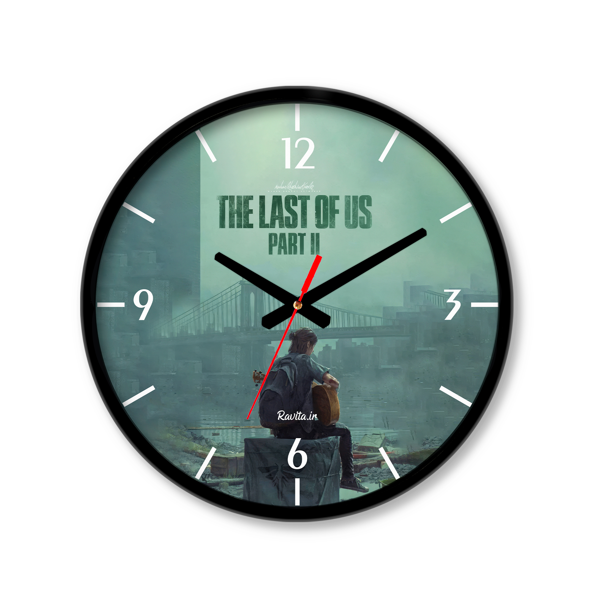 ساعت رومیزی دیواری راویتا طرح آخرین بازمانده - The last of Us کد 3765 ساعت رومیزی دیواری راویتا طرح آخرین بازمانده - The last of Us کد 3765