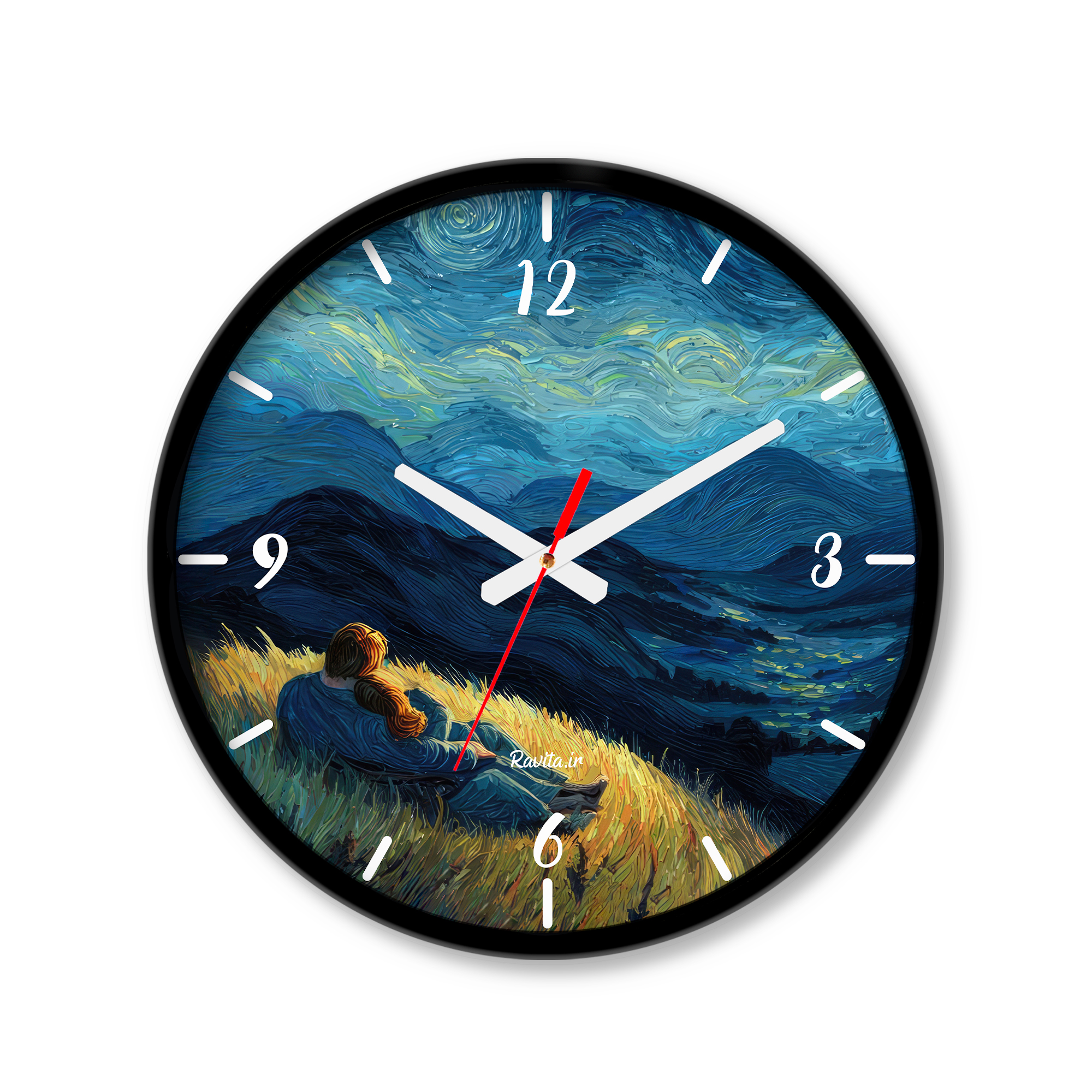 ساعت رومیزی دیواری راویتا طرح عاشقانه ونگوک - Van Gogh Love کد 3813 ساعت رومیزی دیواری راویتا طرح عاشقانه ونگوک - Van Gogh Love کد 3813