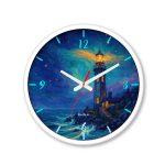 ساعت رومیزی دیواری راویتا طرح دختری در مزرعه به سبک ون گوک - Van Gogh کد 3832