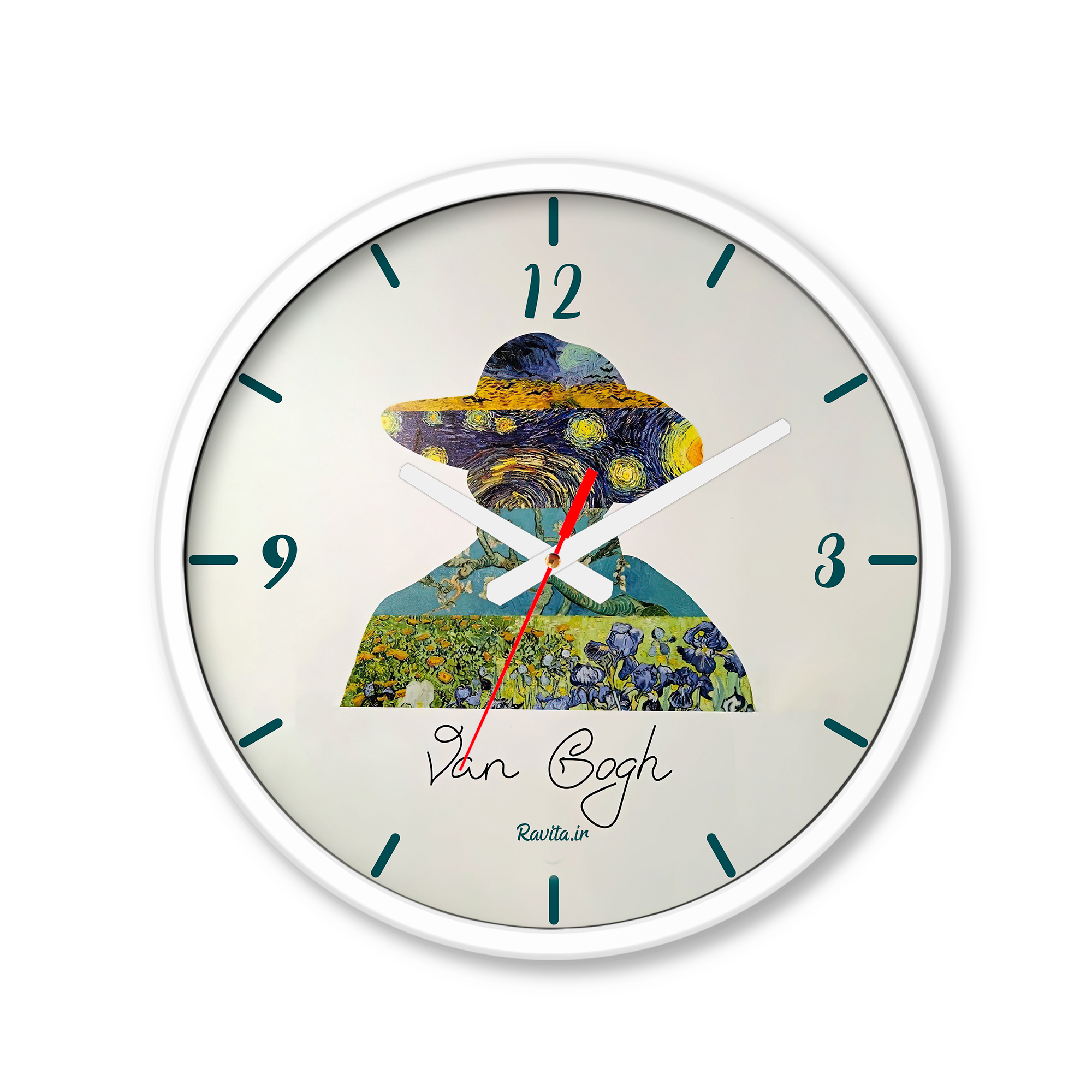 ساعت رومیزی دیواری راویتا طرح نقاشی سبک ون گوک – Van Gogh کد 3747 ساعت رومیزی دیواری راویتا طرح نقاشی سبک ون گوک – Van Gogh کد 3747