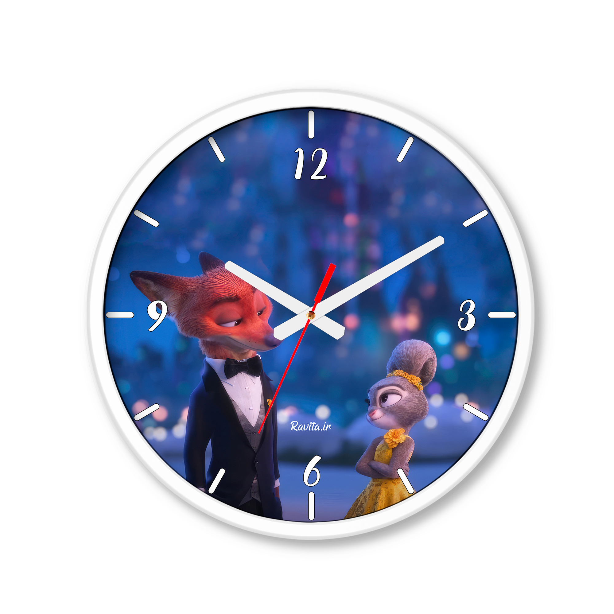ساعت رومیزی دیواری راویتا طرح زوتوپیا - Zootopia کد 3754 ساعت رومیزی دیواری راویتا طرح زوتوپیا - Zootopia کد 3754