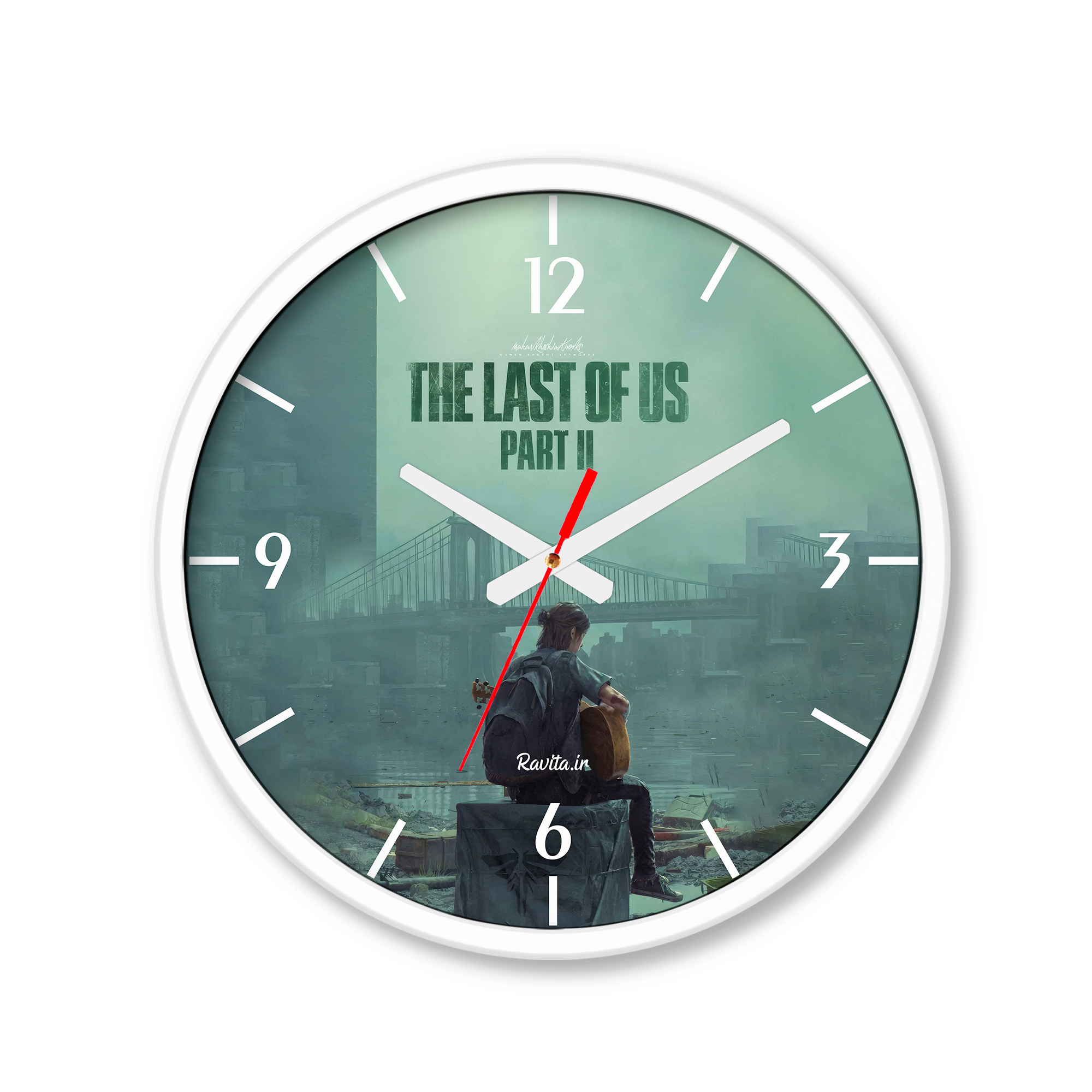 ساعت رومیزی دیواری راویتا طرح آخرین بازمانده - The last of Us کد 3765 ساعت رومیزی دیواری راویتا طرح آخرین بازمانده - The last of Us کد 3765