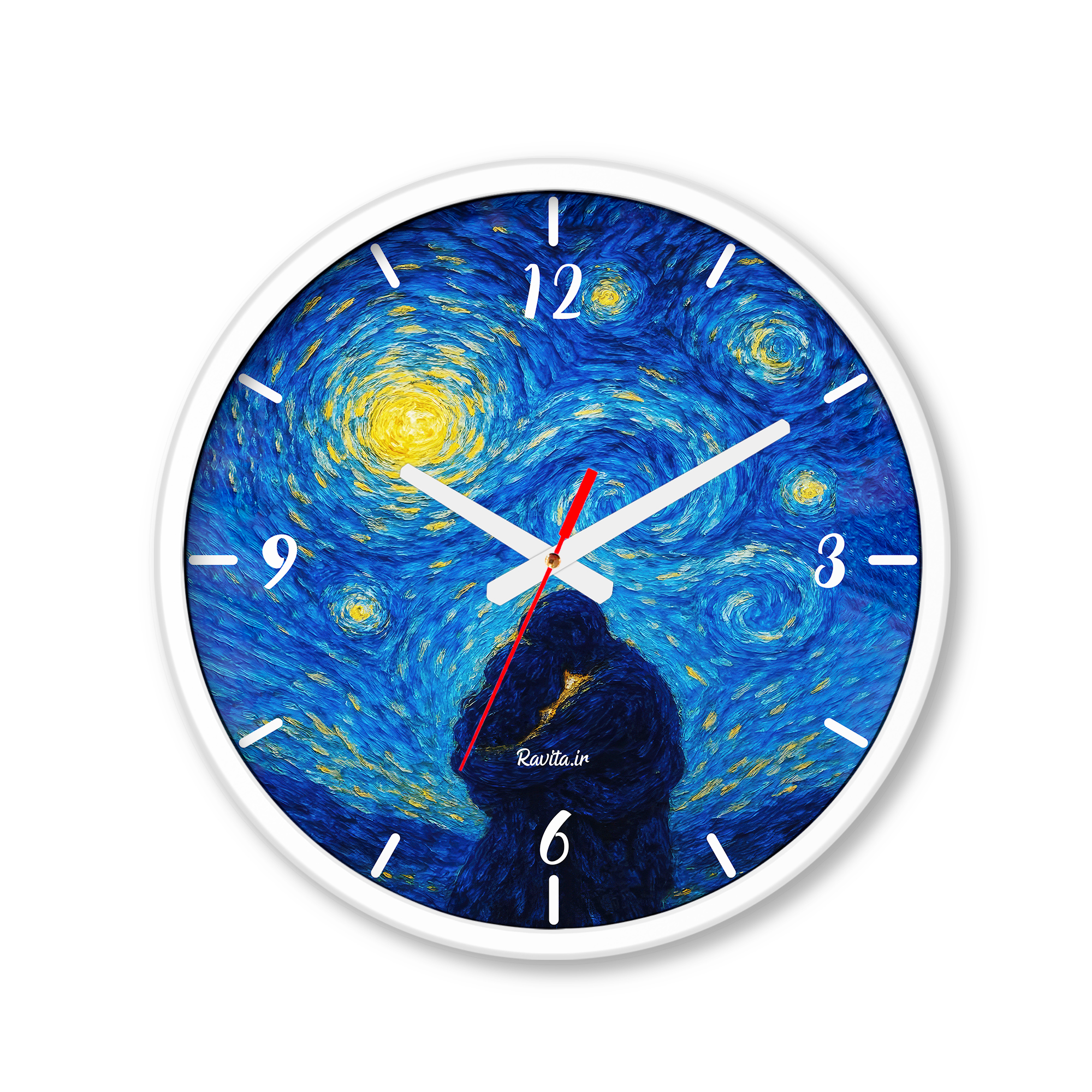 ساعت رومیزی دیواری راویتا طرح عاشقانه ونگوک - Van Gogh Love کد 3814 ساعت رومیزی دیواری راویتا طرح عاشقانه ونگوک - Van Gogh Love کد 3814