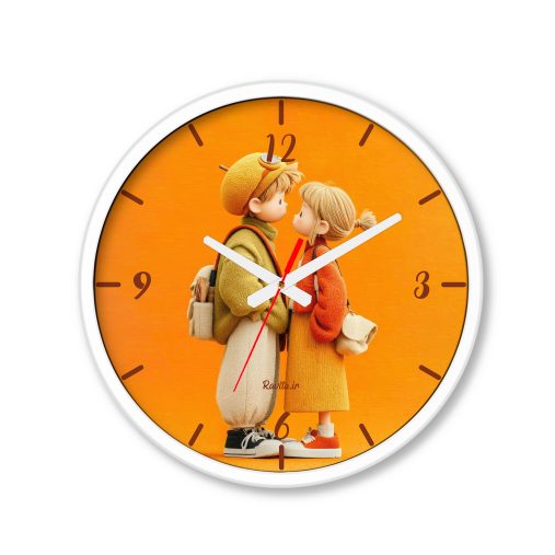 ساعت رومیزی دیواری راویتا طرح عاشقانه دونفره فانتزی - Valentine کد 3815