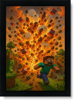 تابلو تکی راویتا طرح ماینکرفت – Minecraft کد 3736