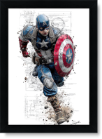 تابلو تکی راویتا طرح کاپیتان آمریکا – Captain America کد 3757
