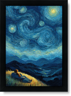 تابلو تکی راویتا طرح عاشقانه ونگوک – Van Gogh Love کد 3813