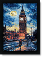 تابلو تکی راویتا طرح نقاشی سبک ون گوک – van gogh کد 3834