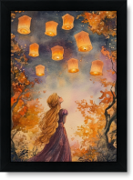 تابلو تکی راویتا طرح راپونزل – Rapunzel کد 3835