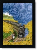 تابلو تکی راویتا طرح نقاشی سبک ون گوک – van gogh کد 3840