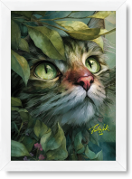 تابلو تکی راویتا طرح نقاشی گربه – cat کد 3743