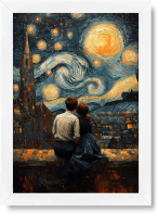 تابلو تکی راویتا طرح عاشقانه ونگوک – Van Gogh Love کد 3816