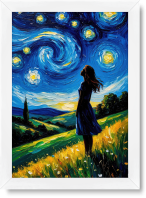 تابلو تکی راویتا طرح نقاشی سبک ون گوک – van gogh کد 3841