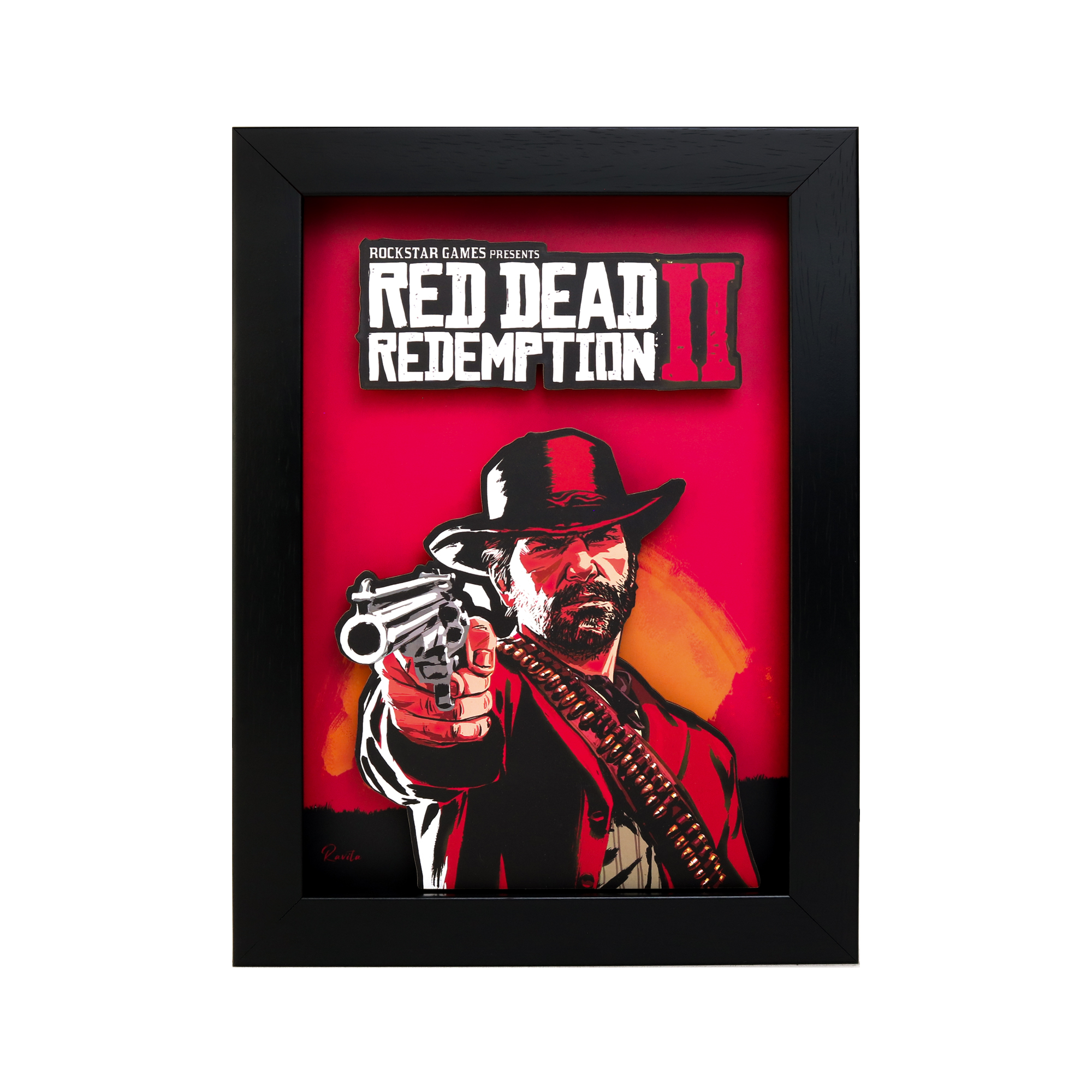 تابلو سه بعدی راویتا طرح رد دد 2 – Red Dead Redemption 2 کد 3669 تابلو سه بعدی راویتا طرح رد دد 2 – Red Dead Redemption 2 کد 3669