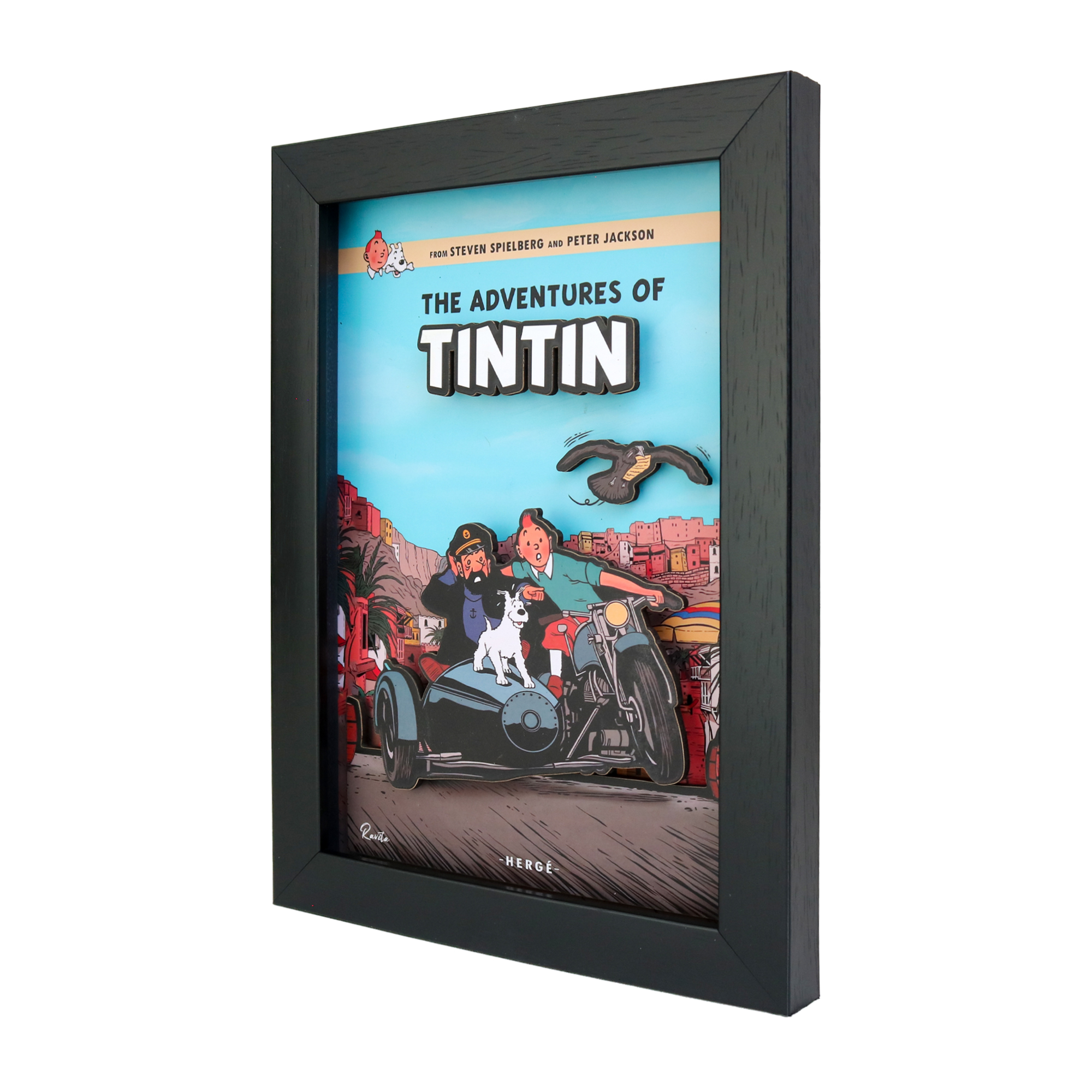 تابلو سه بعدی راویتا طرح تن تن - Tin Tin کد T 424 تابلو سه بعدی راویتا طرح تن تن - Tin Tin کد T 424