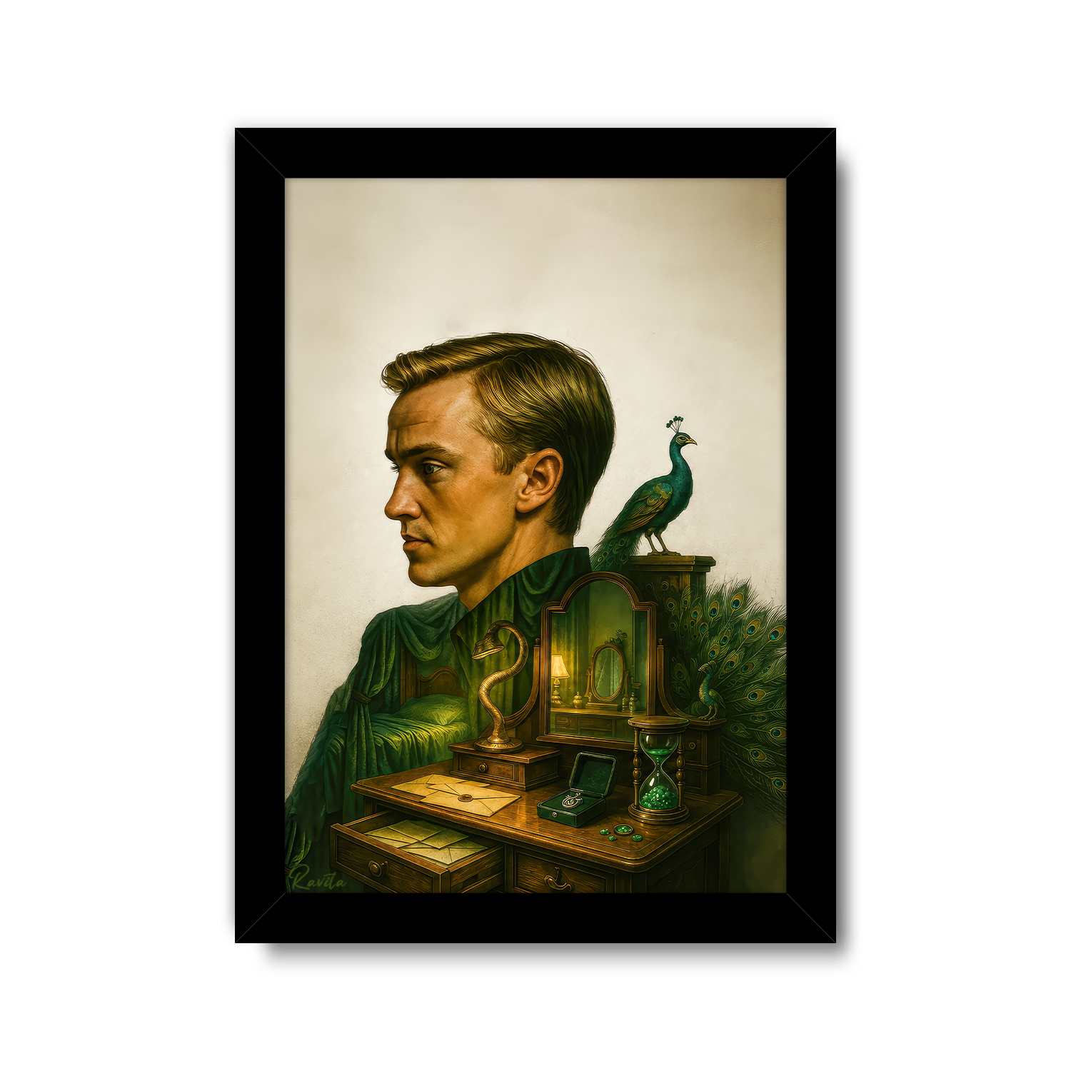تابلو تکی راویتا طرح دراکو مالفوی - Draco Malfoy کد 3857 تابلو تکی راویتا طرح دراکو مالفوی - Draco Malfoy کد 3857