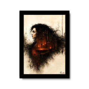ساعت دیواری بزرگ راویتا طرح بلاتریکس لسترنج - Bellatrix Lestrange کد 3858 ساعت دیواری بزرگ راویتا طرح بلاتریکس لسترنج - Bellatrix Lestrange کد 3858
